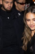JESSICA ALBA Arrives at Frame Dinner at Paris Fashion Week 03/08/2025