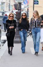 JESSICA ALBA Out Shopping with Friends on Rue Saint-Honore in Paris 03/11/2025