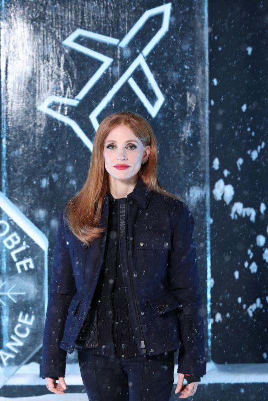 JESSICA CHASTAIN at Moncler Grenoble Fall/Winter Show in Courchevel 03/15/2025
