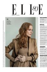 JESSICA CHASTAIN in Elle Spain, April 2025