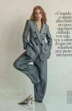 JESSICA CHASTAIN in Elle Spain, April 2025