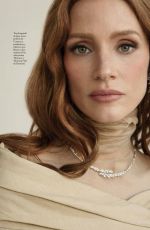 JESSICA CHASTAIN in Elle Spain, April 2025