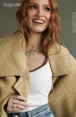 JESSICA CHASTAIN in Elle Spain, April 2025