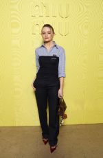 JOEY and HUNTER KING at Miu Miu Fall/Winter 2025-2026 Show at Paris Fashion Week in Paris 03/11/2025