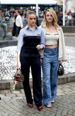 JOEY and HUNTER KING at Miu Miu Fall/Winter 2025-2026 Show at Paris Fashion Week in Paris 03/11/2025