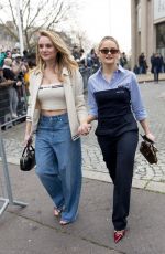 JOEY and HUNTER KING at Miu Miu Fall/Winter 2025-2026 Show at Paris Fashion Week in Paris 03/11/2025