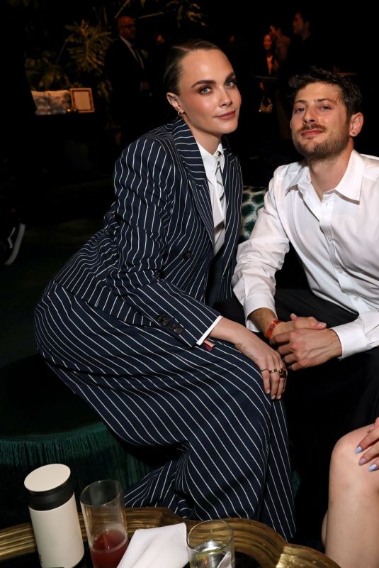 JOEY KING and CARA DELEVINGNE at MPTF
