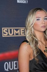 JULIA HART at Queen Of The Ring Premiere at AMC Lincoln Square Theater in New York 03/04/2025