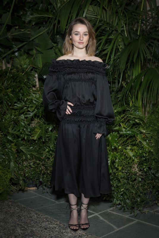 KAITLYN DEVER at Saint Laurent X Vanity Fair Pre-Oscar Dinner in Los Angeles 02/28/2025