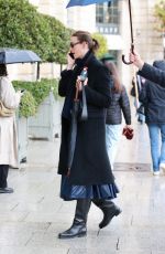 KARLIE KLOSS Leaves Ritz Hotel in Paris 03/10/2025
