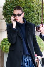 KARLIE KLOSS Leaves Ritz Hotel in Paris 03/10/2025
