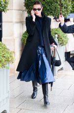 KARLIE KLOSS Leaves Ritz Hotel in Paris 03/10/2025