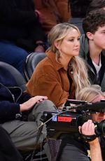 KATE HUDSON at a Basketball Game at Crypto.com Arena in Los Angeles 03/19/2025
