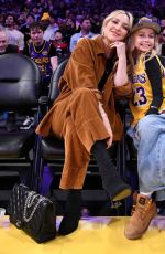 KATE HUDSON at a Basketball Game at Crypto.com Arena in Los Angeles 03/19/2025