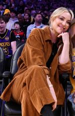 KATE HUDSON at a Basketball Game at Crypto.com Arena in Los Angeles 03/19/2025