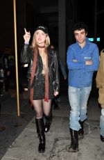 KATHRYN NEWTON Arrives at Suki Waterhouse