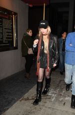 KATHRYN NEWTON Arrives at Suki Waterhouse