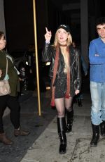 KATHRYN NEWTON Arrives at Suki Waterhouse