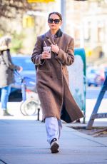 KATIE HOLMES Out and About in New York City 03/18/2025