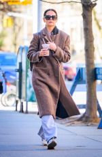 KATIE HOLMES Out and About in New York City 03/18/2025