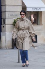 KENDALL JENNER Out at Place Vendome in Paris 03/24/2025