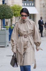 KENDALL JENNER Out at Place Vendome in Paris 03/24/2025