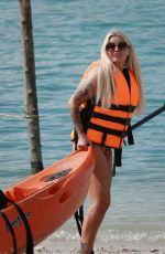 KERRY KATON in Bikini on the Beach in Thailand 03/30/2025