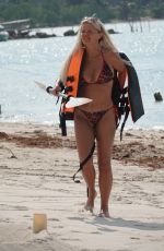 KERRY KATON in Bikini on the Beach in Thailand 03/30/2025