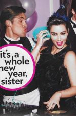 KIM, KOURTNEY and KHLOE KARDASHIAN in Glamour Magazine, January 2012
