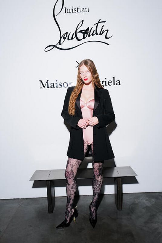 LARSEN THOMPSON at Christian Louboutin x Maison Margiela Collaboration Launch Celebration in New York City 03/13/2025