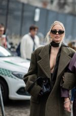 LEONIE HANNE Arrives at Ferragam Women