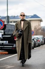 LEONIE HANNE Arrives at Ferragam Women