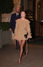 LILA GRACE MOSS Out Ahead of Another PFW Event in Paris 03/11/2025