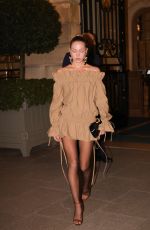 LILA GRACE MOSS Out Ahead of Another PFW Event in Paris 03/11/2025