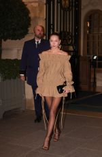 LILA GRACE MOSS Out Ahead of Another PFW Event in Paris 03/11/2025