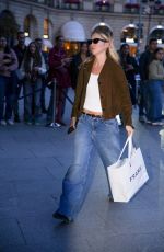 LILA GRACE MOSS Out and About in Paris 03/08/2025