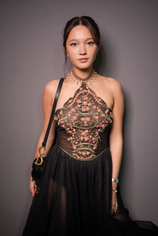 LILY CHEE at Christian Dior Fashion Show in Paris 03/04/2025