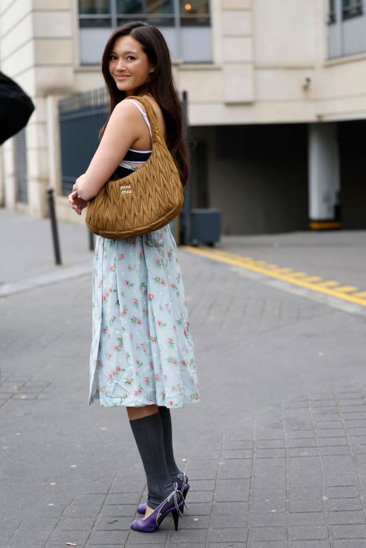 LILY CHEE at Miu Miu Fall/Winter 2025-2026 Show at Paris Fashion Week in Paris 03/11/2025