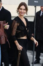 LILY JAMES at Chloe Fashion Show in Paris 03/06/2025