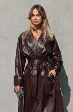 LILY JAMES at Giorgio Armani Show at Milan Fashion Week 03/02/2025