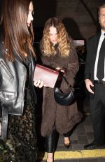 LILY JAMES Leaves an Elton John Concert in London 03/26/2025