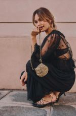 LILY JAMES - Paris Fashion Week Photoshoot, March 2024