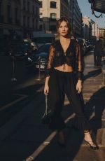 LILY JAMES - Paris Fashion Week Photoshoot, March 2024
