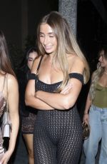 LILY PHILLIPS Night Out at The Fleur in Los Angeles 02/22/2025