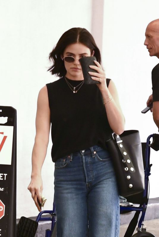 LUCY HALE Out and About in Beverly Hills 03/20/2025