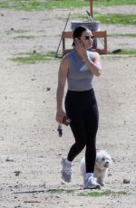 LUCY HALE Out at a Dog Park in Los Angeles 03/22/2025