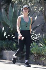 LUCY HALE Out Hikinig in Los Angeles 03/19/2025