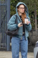 MADELAINE PETSCH Meets up with a Friend for Coffee in Los Angeles 03/05/2025