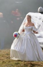 MARGOT ROBBIE on the Set of Wuthering Heights in Yorkshire 03/21/2025