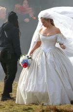 MARGOT ROBBIE on the Set of Wuthering Heights in Yorkshire 03/21/2025